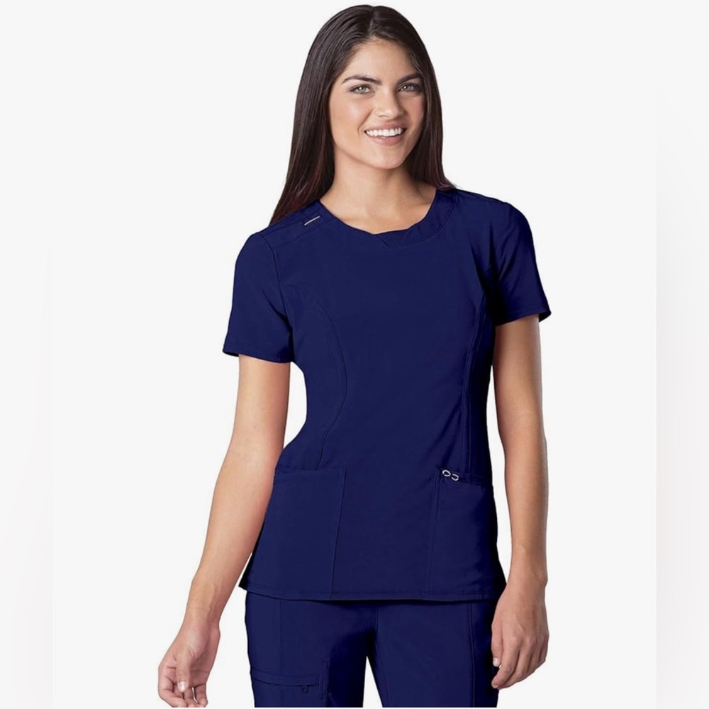 Cherokee Infinity Kinetic Women's Scrubs Knit V-Neck Top  Size XS and  pants S